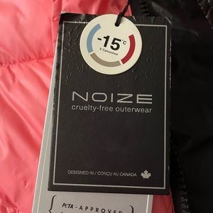 NWT Noize pink vegan coat